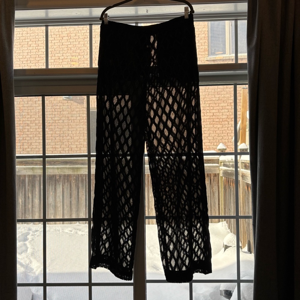 NWT Puppets And Puppets Sz 12 Black Lace Jane Pant